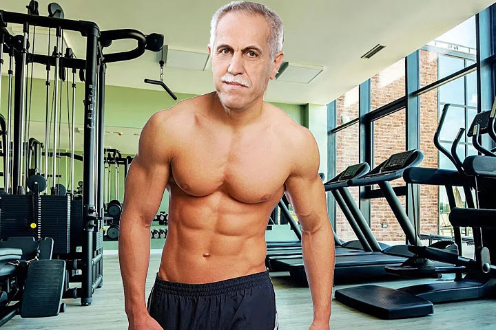 Zygmunt Solorz jako kulturysta